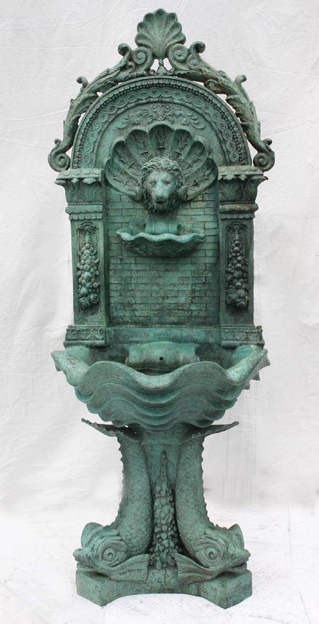 Dragonfish Wall Fountain Aardvark Antiques