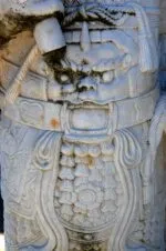 Pair of Marble Chinese Warriors - Image 5