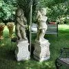 Winter and Summer Putis with Pedestals