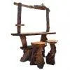 Teak or Makha Bar w/Stools - Image 3
