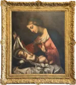 Mother of the Veil, After Carlo Dolci, Oil on Canvas - Image 2