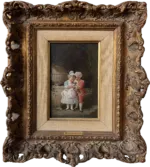 Lenfant de metz, Pair of Childhood scenes - Image 3