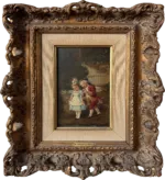 Lenfant de metz, Pair of Childhood scenes - Image 2