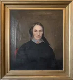 Oil on Canvas portrait by Joseph Goodhue Chandler - Image 2