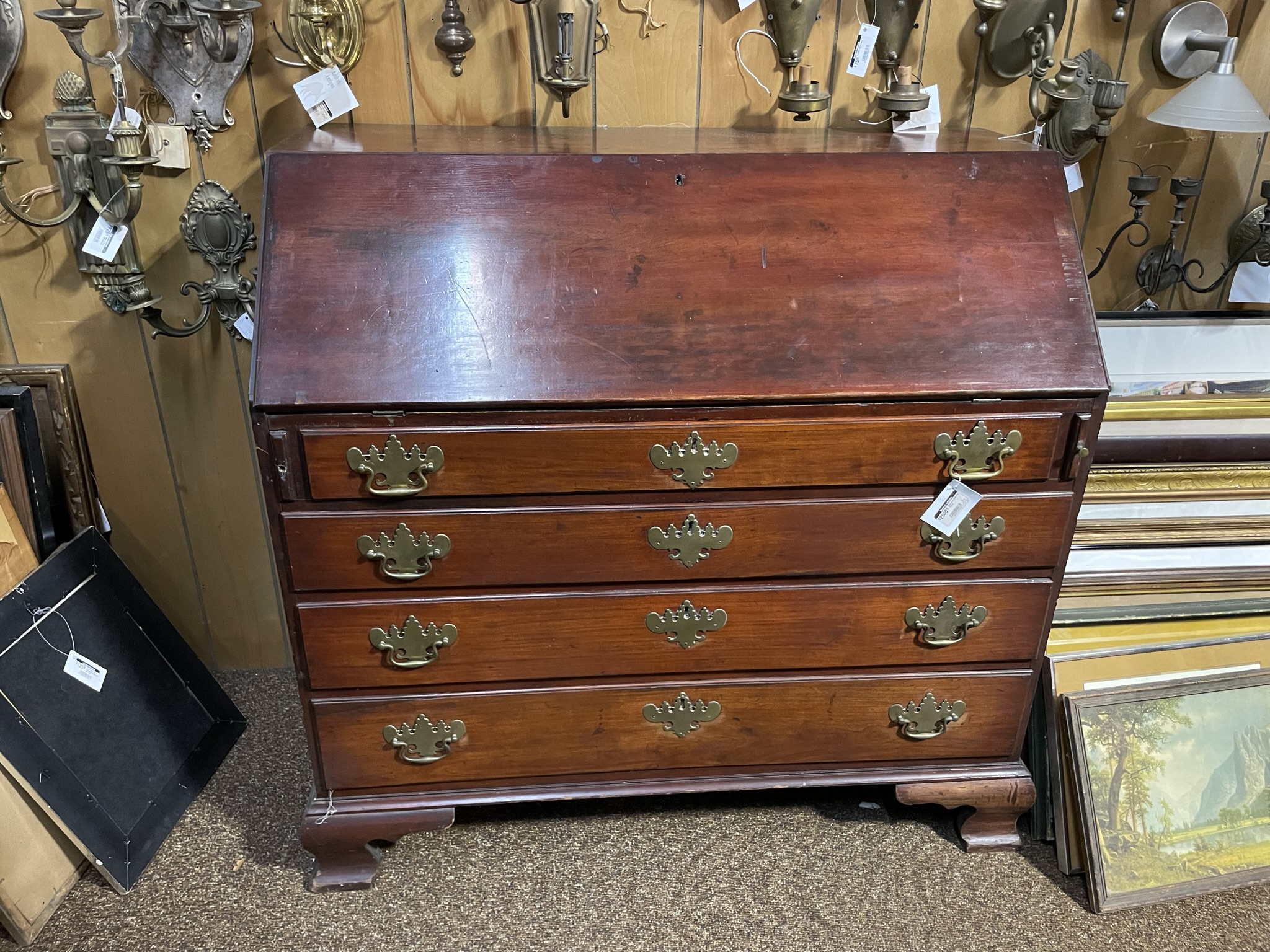 Secretary desk mid 1800's Aardvark Antiques