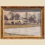 Boris Chaliapin Landscape (Famous Time illustrator)