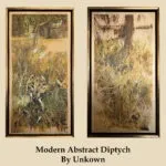 Pair of Modern Abstract Paintings