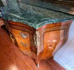 Inlaid French Louis XV Style Dresser - Image 2