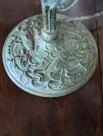 Signed Bradley & Hubbard Water Lily Lamp c.1900 - Image 2
