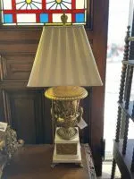 Pair of Gilt Bronze Urn Lamps - Clarendon court - Image 2