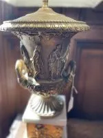 Pair of Gilt Bronze Urn Lamps - Clarendon court - Image 3
