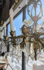 Maison Bague Style Gilt Bronze Chandelier - Image 2