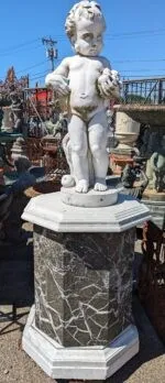 19th c. Marble Putto