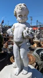19th c. Marble Putto - Image 2