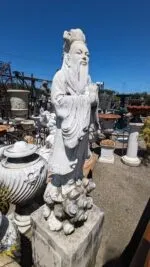 Marble Confucious Statue - Image 2
