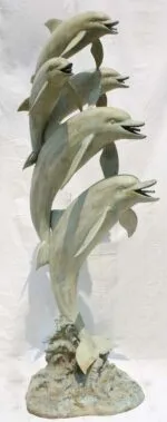 Bronze five dolphin Statue/fountain - Image 2
