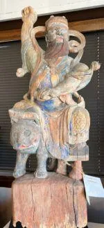 Chinese Wooden Figures - Image 2