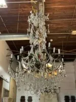 19th Century Ballroom Chandelier from Beechwood Mansion, Newport