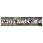 Fancy Fruit Candies Stain Glass Window