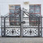 Cast Iron Estate Gates Circa 1918