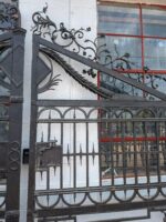Cast Iron Estate Gates Circa 1918 - Image 2