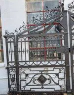 Cast Iron Estate Gates Circa 1918 - Image 4