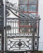 Cast Iron Estate Gates Circa 1918 - Image 5