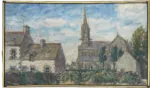 Church & Red door By John N. Barron - Image 2