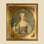 Chromolithograph of Madame Sophie, Daughter of King Louis XV, after Nattier